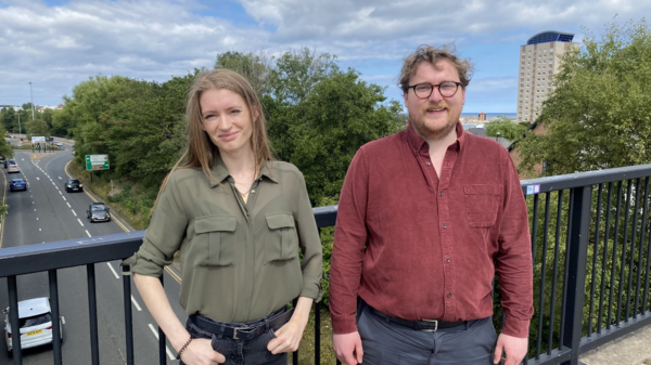 Ciaran and Lucie in Hendon