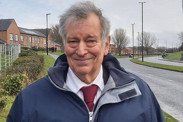 Councillor Paul Gibson on Doxford Park Way